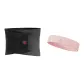 Black Corset Belt+Cherry Blossom Pink Headband