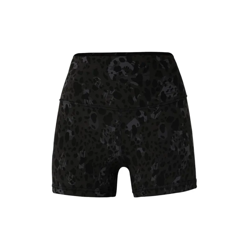 Lululemon Align™ Series Nulux™ Fabric Sports Shorts 4' Women's Camouflage Deep Coal Mixed Color-0