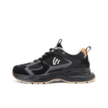 WALK SOUL Low-Top Travel Shoes Men's Black Rock Gray