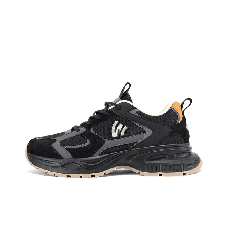 WALK SOUL Low-Top Travel Shoes Men's Black Rock Gray-0