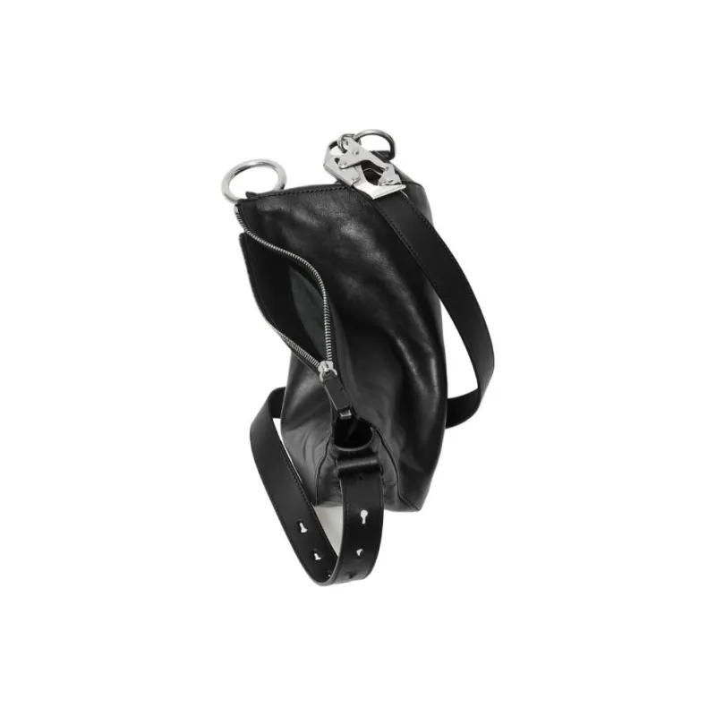 Burberry Calfskin Knight Bag, Crossbody Bag, Shoulder Bag Women's Black-4