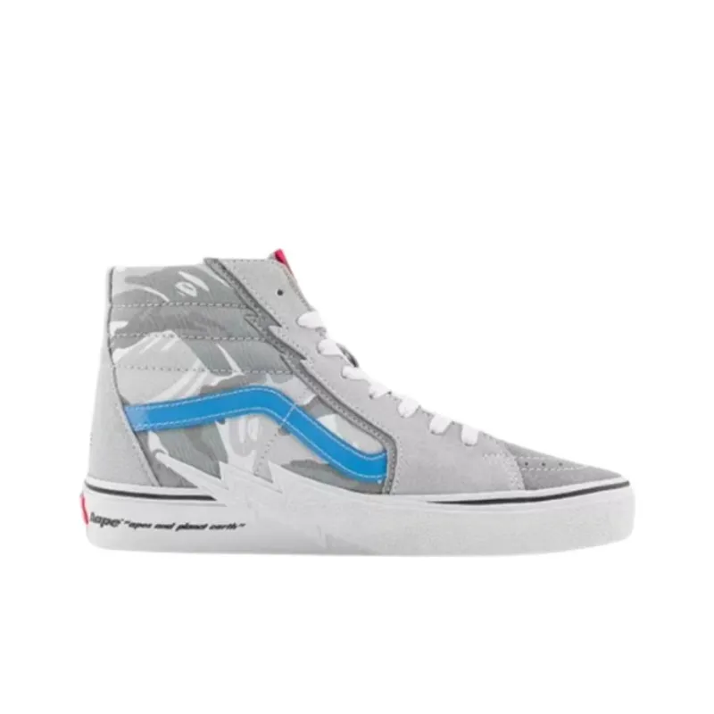 Vans AAPE X Sk8-Hi 'Bolt - Grey Camo'-1