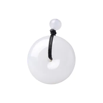 Survival Pendants White Jade Unisex