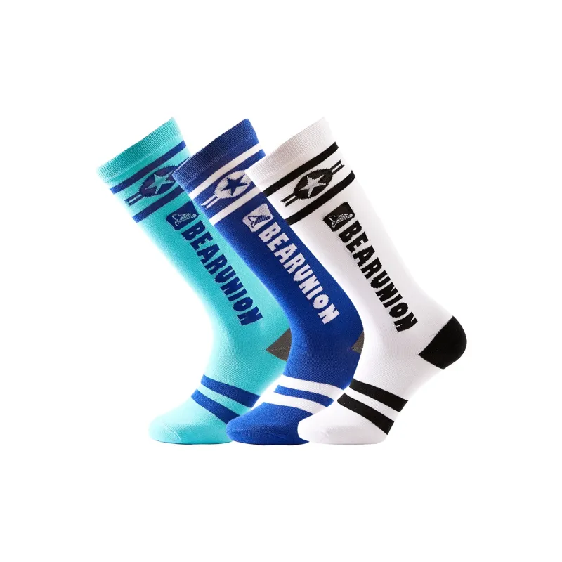 BEAR UNION Knee High Socks Unisex Combo Set-57
