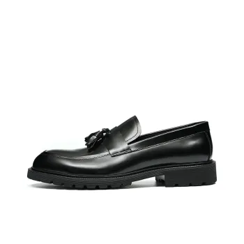 ASTON M.JAZZ Loafers Men Low Top Black/Red