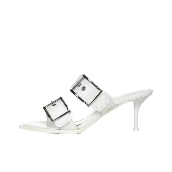Alexander McQueen Buckle-Detailed Heeled Sandals Women's