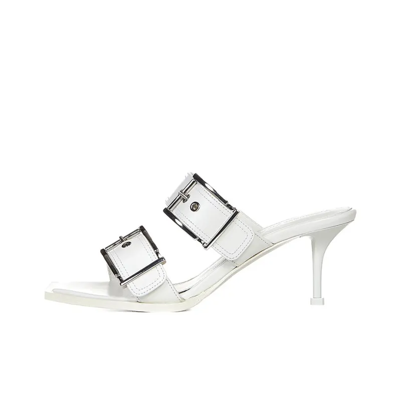 Alexander McQueen Buckle-Detailed Heeled Sandals Women's-0