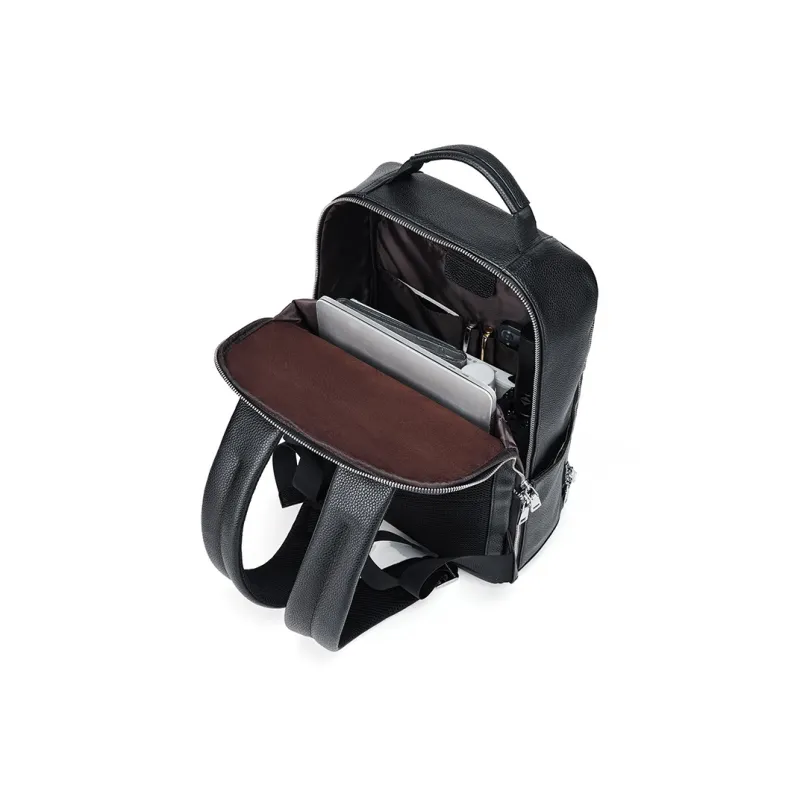 BOSTANTEN Cow Leather Backpack Regular Men's Black-4