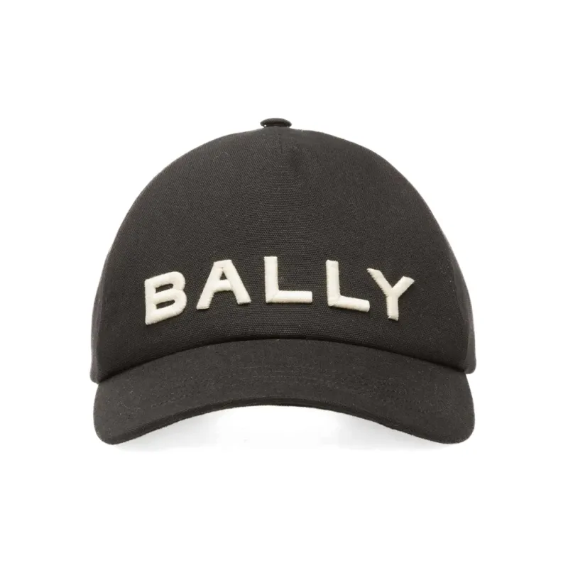 BALLY Logo embroidered Cotton Baseball Cap-0