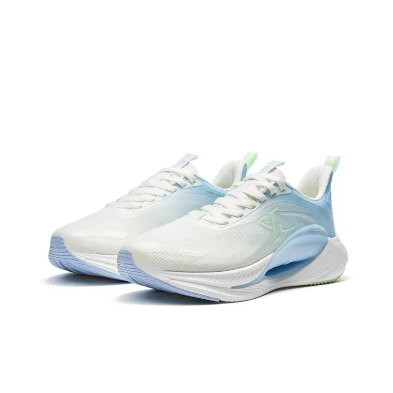 XTEP Hydrogen Wind 7.0 Cushioning Rebound Lightweight Breathable Low Top Sprint Running Shoes Men's Sea Blue Breeze-3