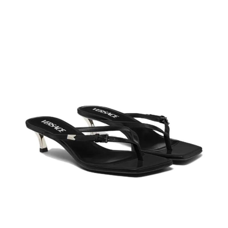 VERSACE Flip Flops Women's Black-2