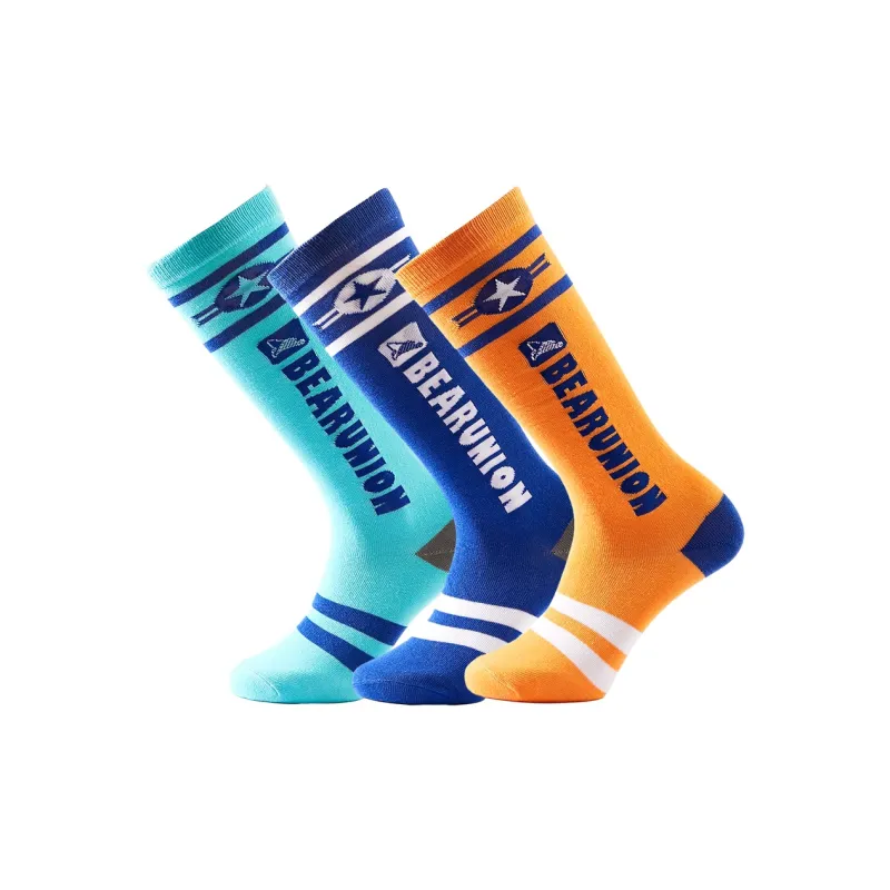BEAR UNION Knee High Socks Unisex Combo Set-65