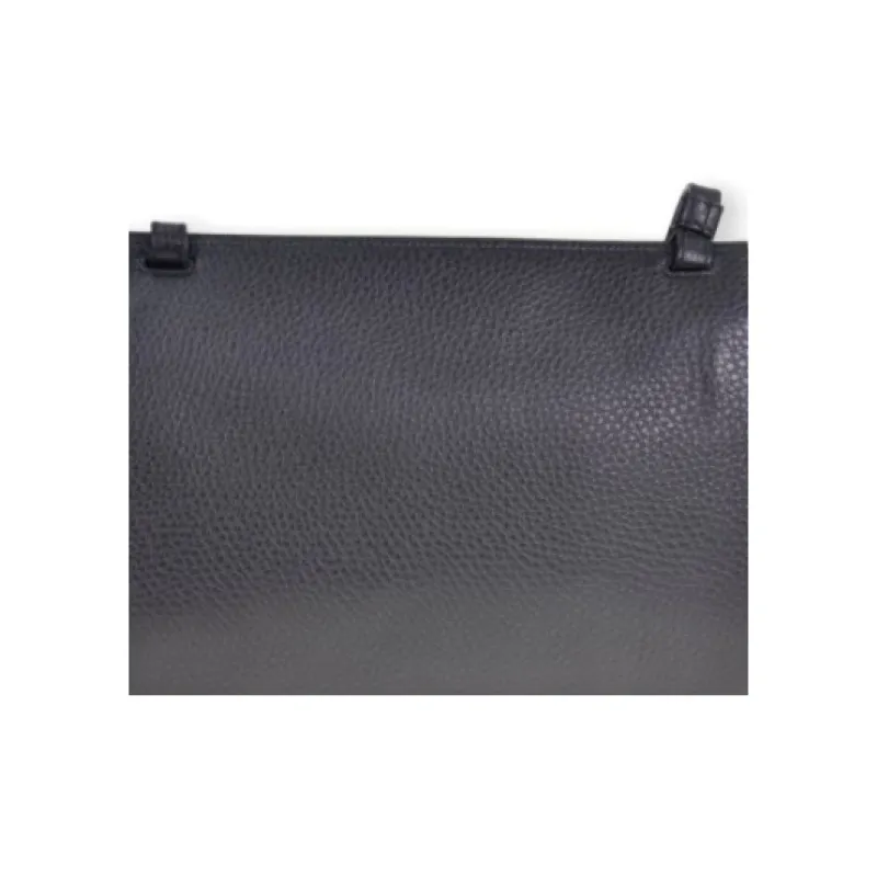 GUCCI Genuine Leather Shoulder Bag Women's Black-2
