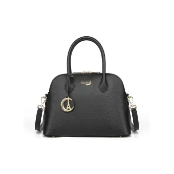 Crocodile Top Grain Cow Leather Crossbody Handbags Regular Women's Black/Gray