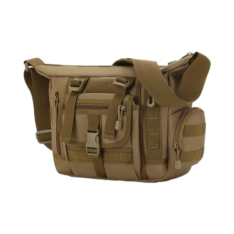 Explorers 600D Polyester Crossbody Bag Regular Men's Black/Army Green/Khaki-5