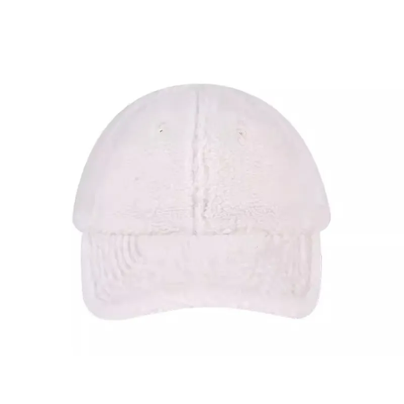 New Era Sherpa Polyester Baseball Caps Unisex White-1