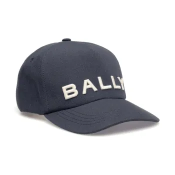 BALLY Logo embroidered Cotton Cap