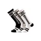 Black+Gray+White, 3 Packs in Total
