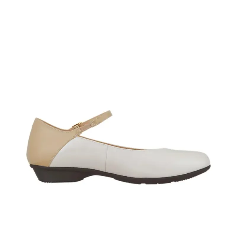 Asics Pedalla Ladies 3E Casual Single Shoes Women's White-1