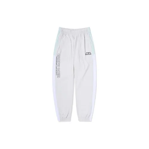 QIAODAN Knitted Sweatpants Men Crescent Moon Color Jordan White