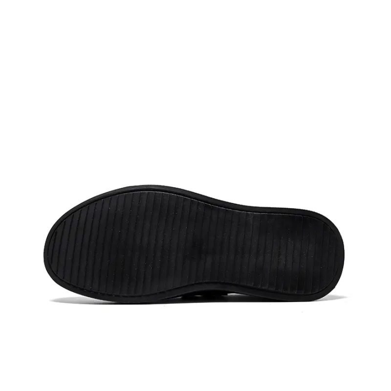 Lady's House Loafers Men's Black-4