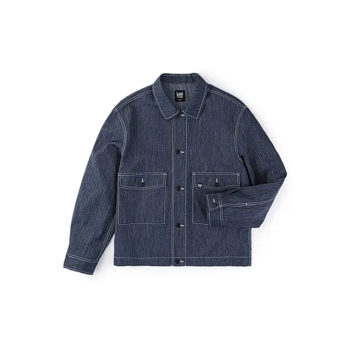 Lee Jackets Men Denim Blue