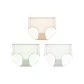 Light Apricot+Green+White