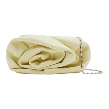 Burberry Lambskin One Shoulder Crossbody Clutch Women's Beverage Yellow