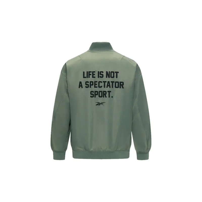 Reebok Woven Padded Baseball Jacket Unisex-1