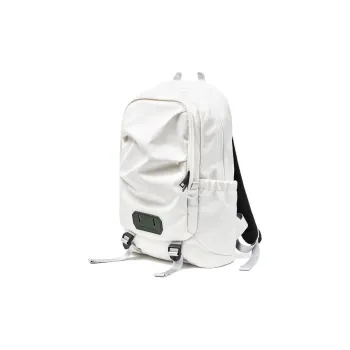 LIVEBOX EN DIRECT Nylon Backpack Large Size Men's White
