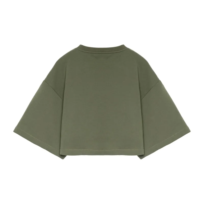 CELINE Crop Tops Women's Green-1