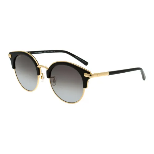 KARL LAGERFELD Monnail Alloy Browline Sunglasses Unisex Black