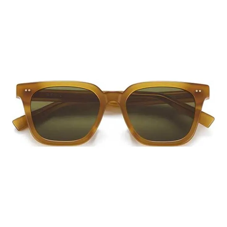 PUBLIC BEACON Acetate Square Sunglasses Unisex Brown-1