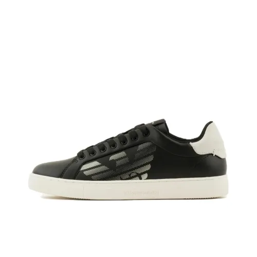 EMPORIO ARMANI ASV Eagle-ebemllished Sneakers