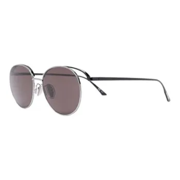 Balenciaga Metal Round Sunglasses Unisex Black