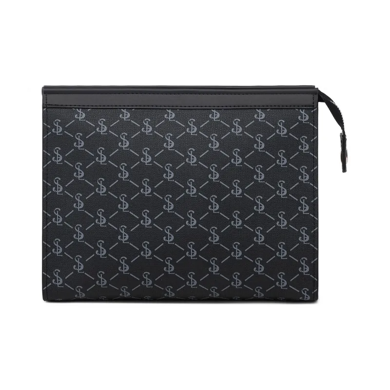 Slazenger PVC Clutch Regular Unisex Pattern Black-1