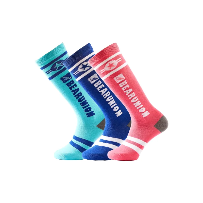 BEAR UNION Knee High Socks Unisex Combo Set-74