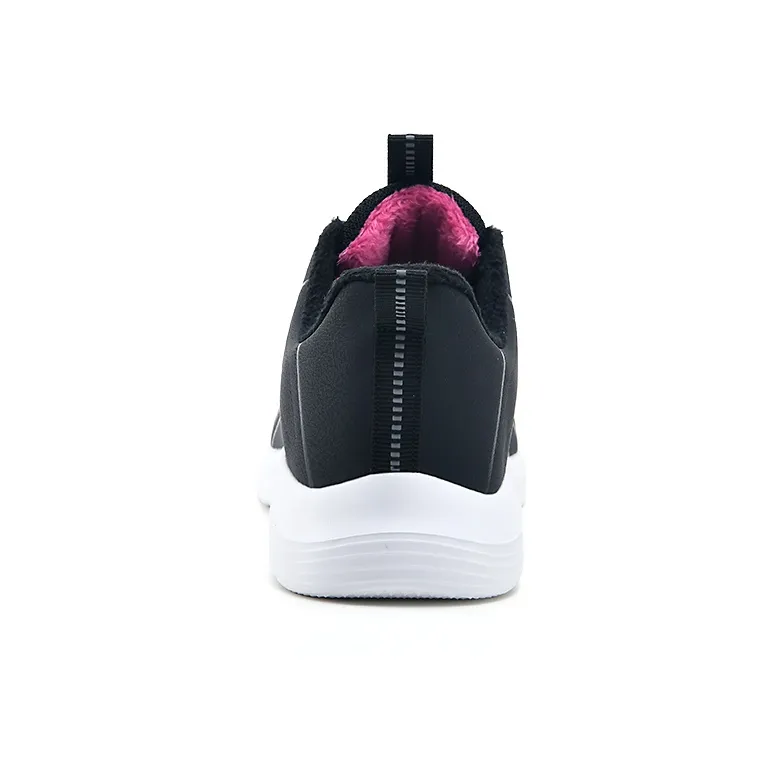Binary Low Top Running Shoes Women's Black Rose Red-3