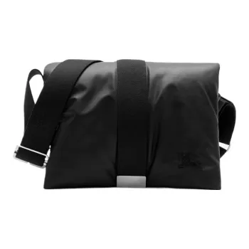 Burberry Calfskin One Shoulder Handbag, Crossbody Bag Men's Black