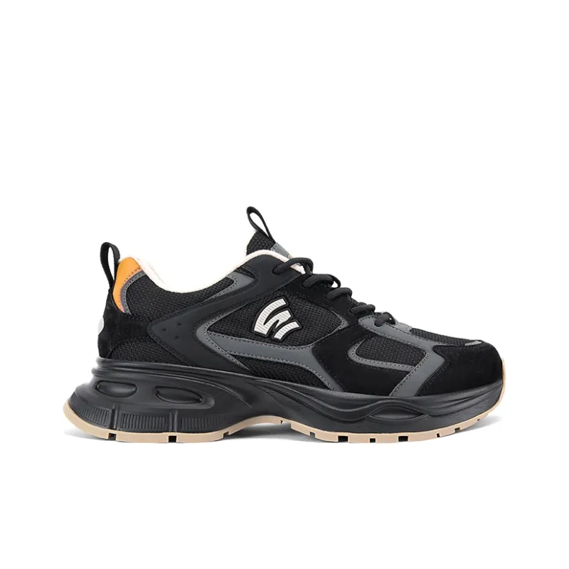 WALK SOUL Low-Top Travel Shoes Men's Black Rock Gray-3