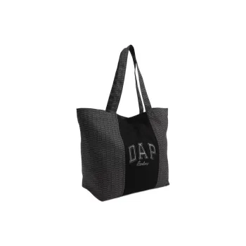 GAP GAP X Dapper Dan Collaboration Cotton Tote Bag Shopping Bag Shoulder Bag Handbag Regular Unisex Black