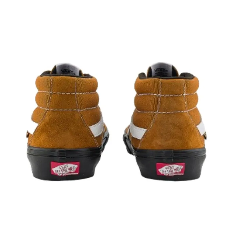 Vans Skate Grosso Pig Suede 'Brown Black White'-4
