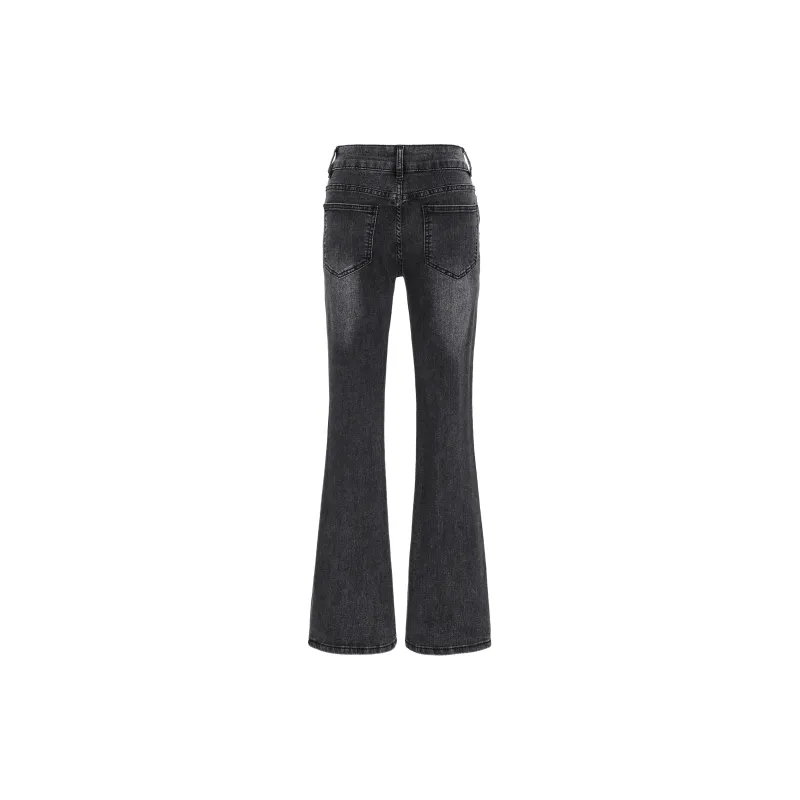 ZAZN Jeans Women's Black Gray Color-4