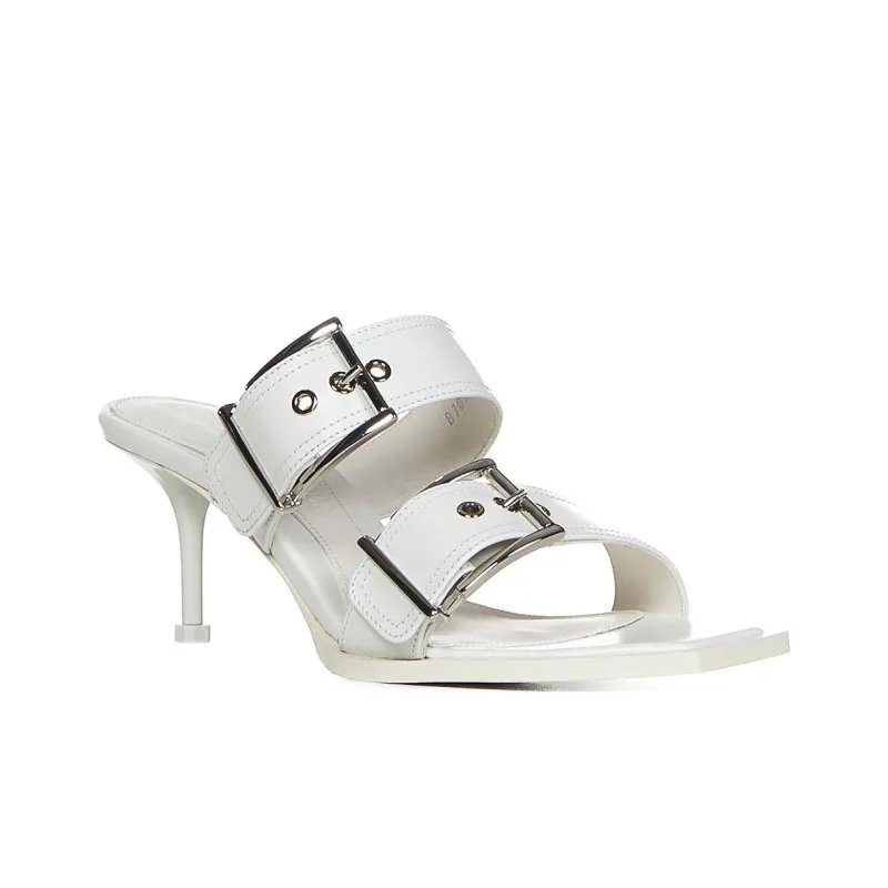 Alexander McQueen Buckle-Detailed Heeled Sandals Women's-2