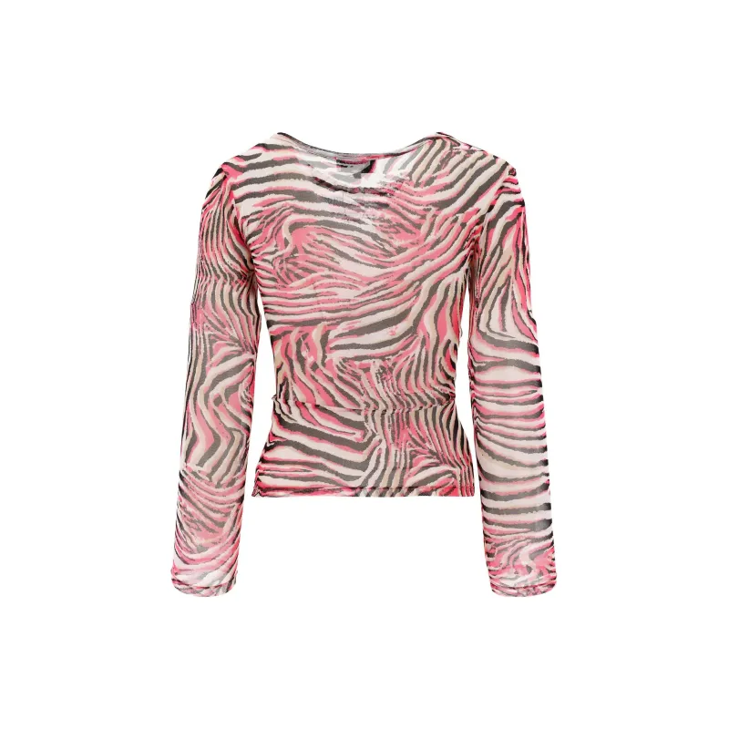 Collina Strade Cardio Animal Printed Mock Neck Top-1