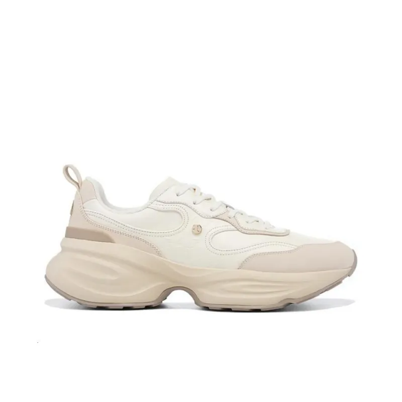 LI NING 1990 Clouds Shock Absorbers Rebound Low Top Running Shoes Men's Dusty Khaki-1