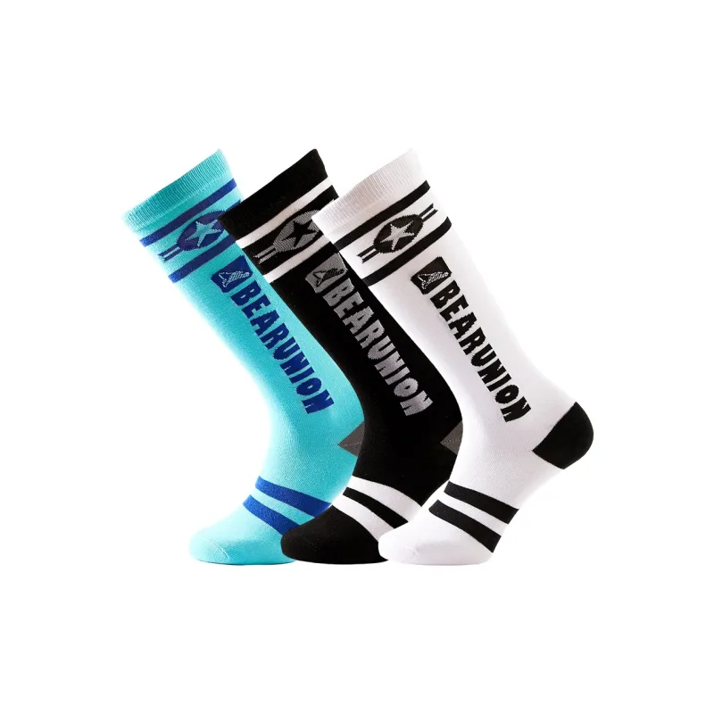BEAR UNION Knee High Socks Unisex Combo Set-49