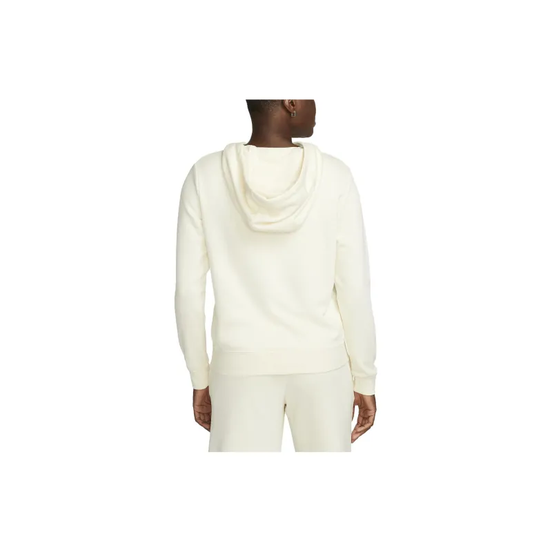 Nike Sportswear Club Fleece Funnel Neck Hoodie Sweatshirt Women's Coconut Milk-1