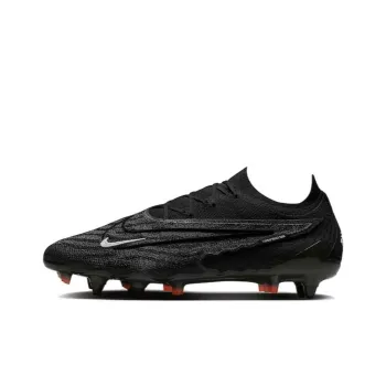 Nike Gripknit Phantom Gx Elite SG Pro Anti Clog Traction Black Dark Smoke Grey Total Orange