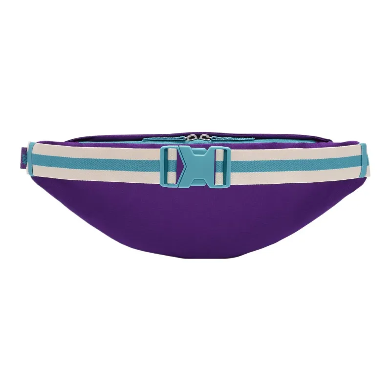 Nike Heritage Polyester Shoulder Bag, Crossbody Bag, Fanny Pack Regular Men's Disco Purple & Cyan Nebula-2